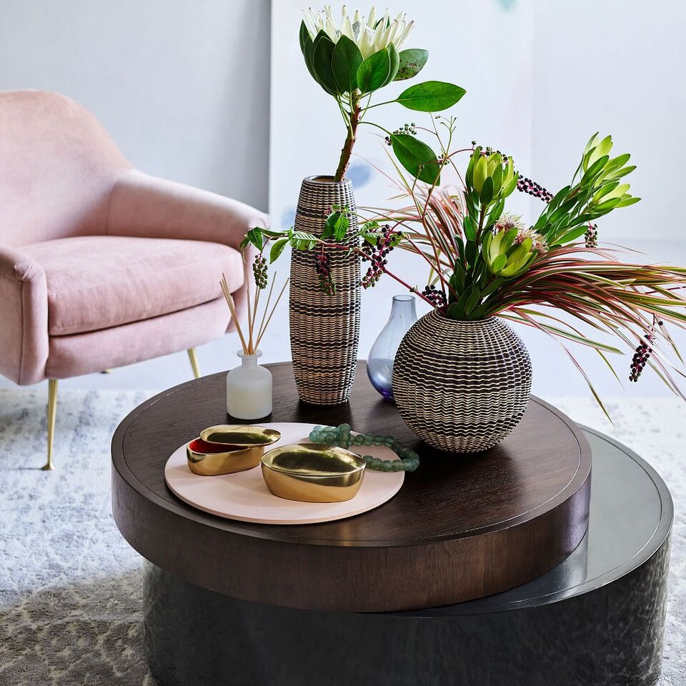 Faux Botanicals Large White Protea West Elm Australia